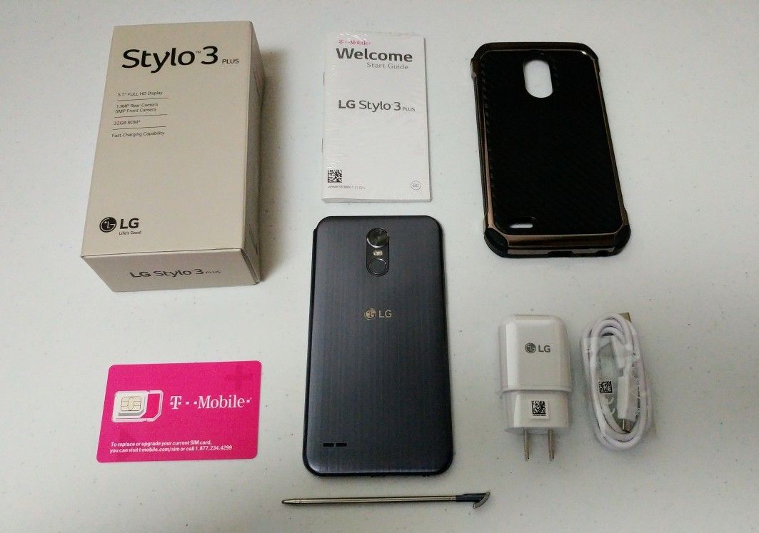 LG Stylo 3 Plus Titan 5.7" FULL HD 32gb TP450 T-Mobile