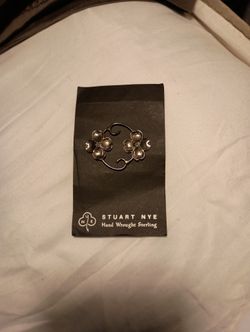 Sterling Broach By Stuart Nye Dogwood Jewelry 