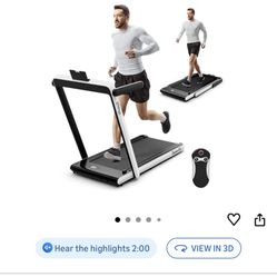  2 in 1 Folding Treadmill
