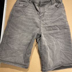 Grey Jean Shorts Boys