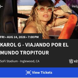 Karol G Tickets Sofi