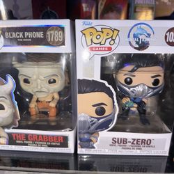 Funko Pop - Mortal Kombat / Phone Booth $15 both