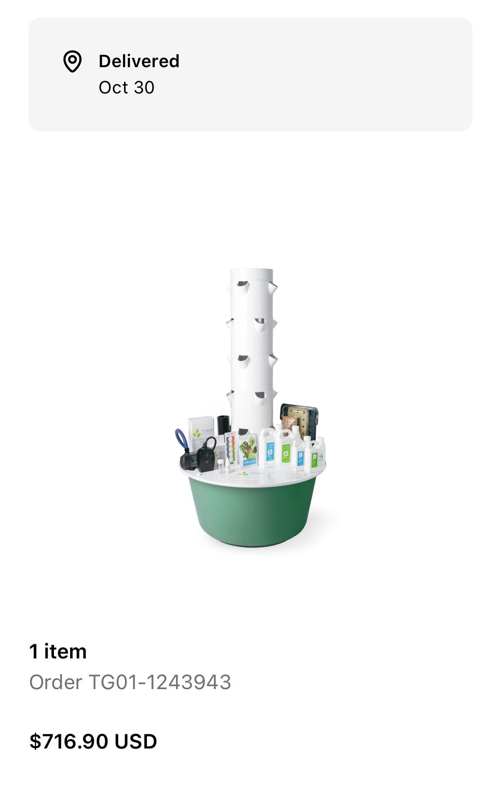 Tower garden grow Tower