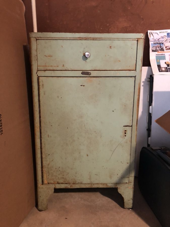 1940’s Sears locker. 20w x16d x35h”
