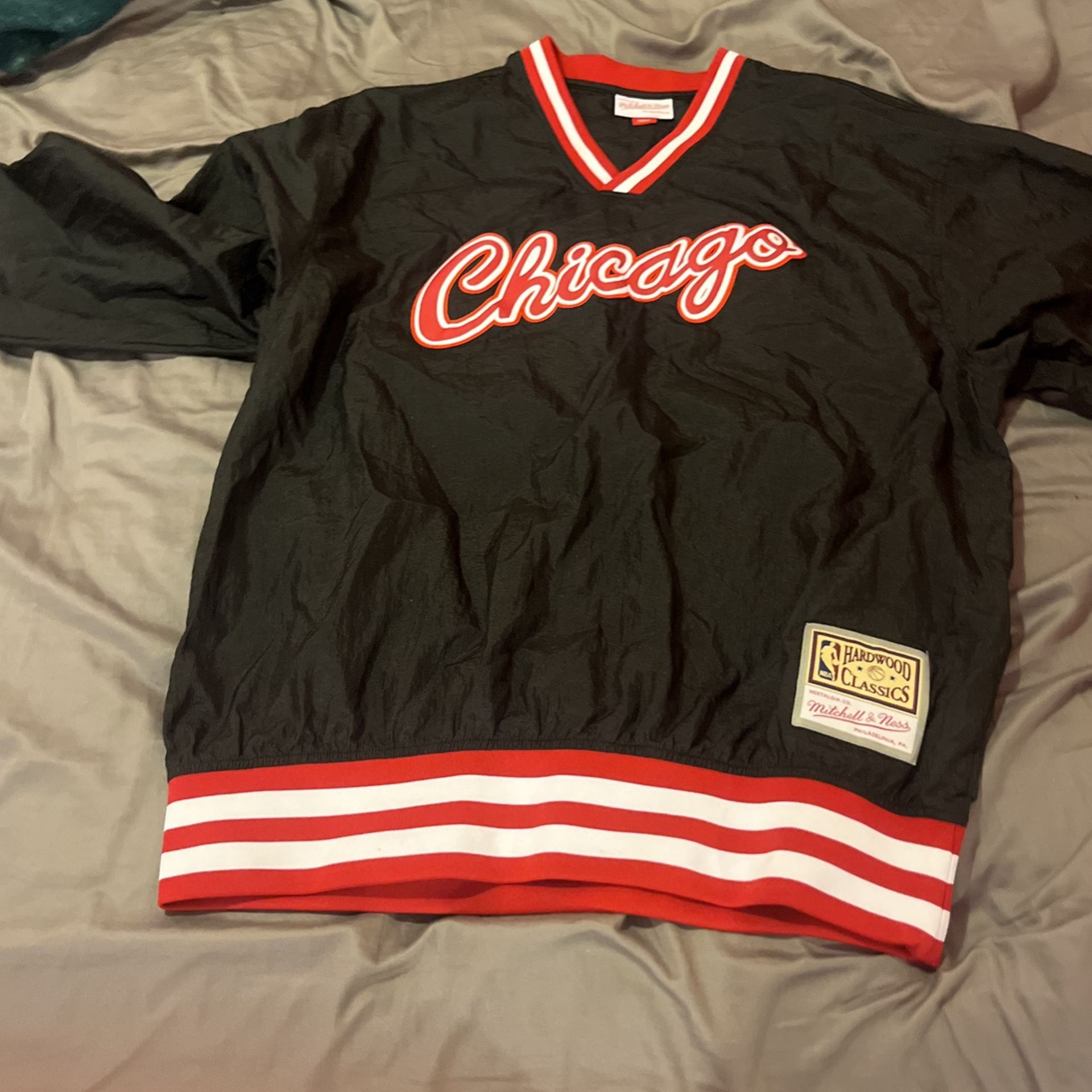 Mitchell &ness Chicago Jersey Satin Jacket New Send Offer
