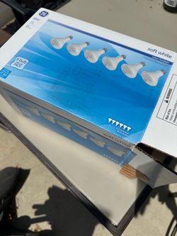 6 pack open box GE soft white indoor flood lights