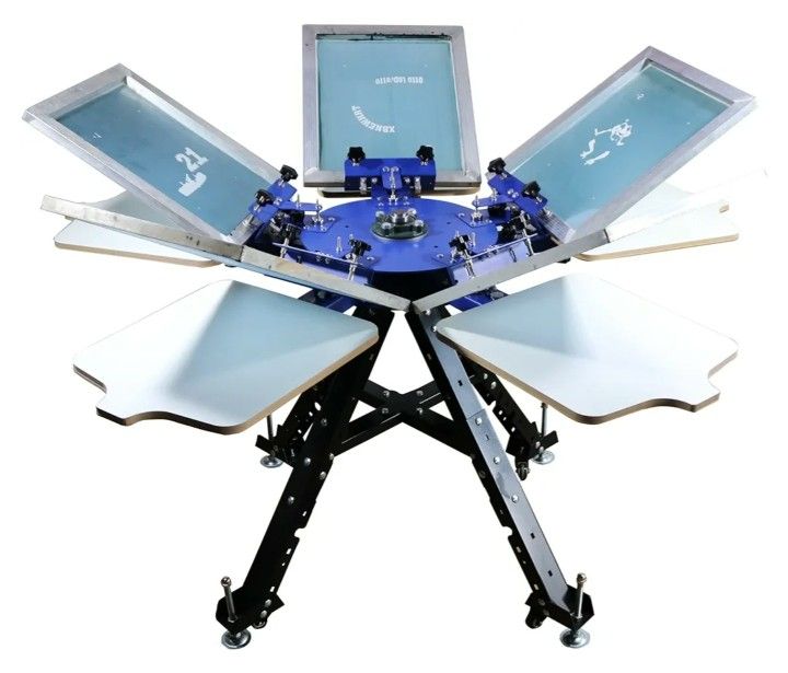 5color 5station Screen Printing Machine