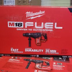 Milwaukee M18 FUEL 18V LIT. ION SDS MAX HAMMER 