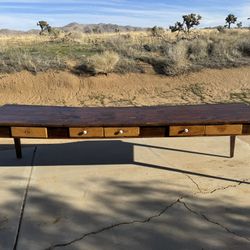 Vintage 10-Foot Southwestern Farmhouse Table – Solid Wood – Circa 1930