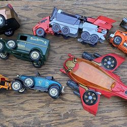 Six Large Cars And Trucks 6” To 12”