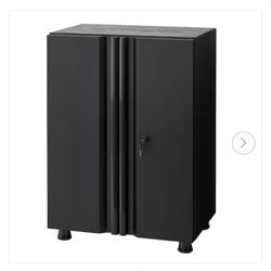 BRAND NEW Husky Regular Duty Welded 24-Gauge Steel 2-Door Garage Base Cabinet in Black (24 in. W x 33.3 in. H x 16 in. D)