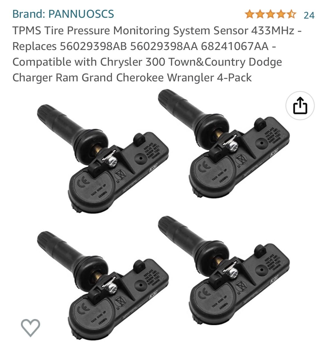 Tire Pressure Sensors