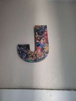 Letter J SUPERHEROS DC COMIC PITCURE CANVAS 