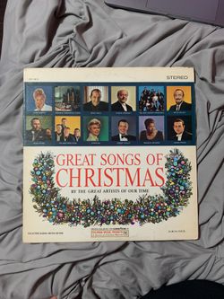 Great Songs of Christmas vinyl record