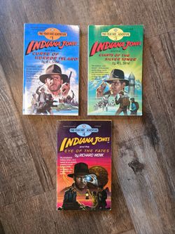 Vintage Indiana Jones Books