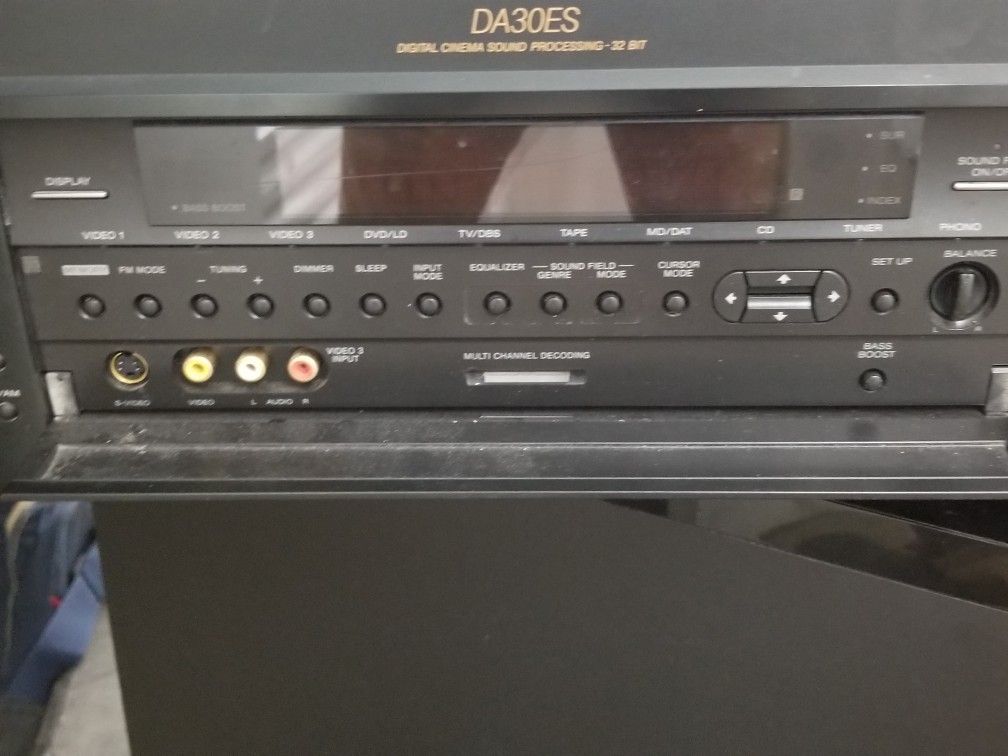 SONY DA30ES Digital Cinema Surround Sound FM AM AV Receiver