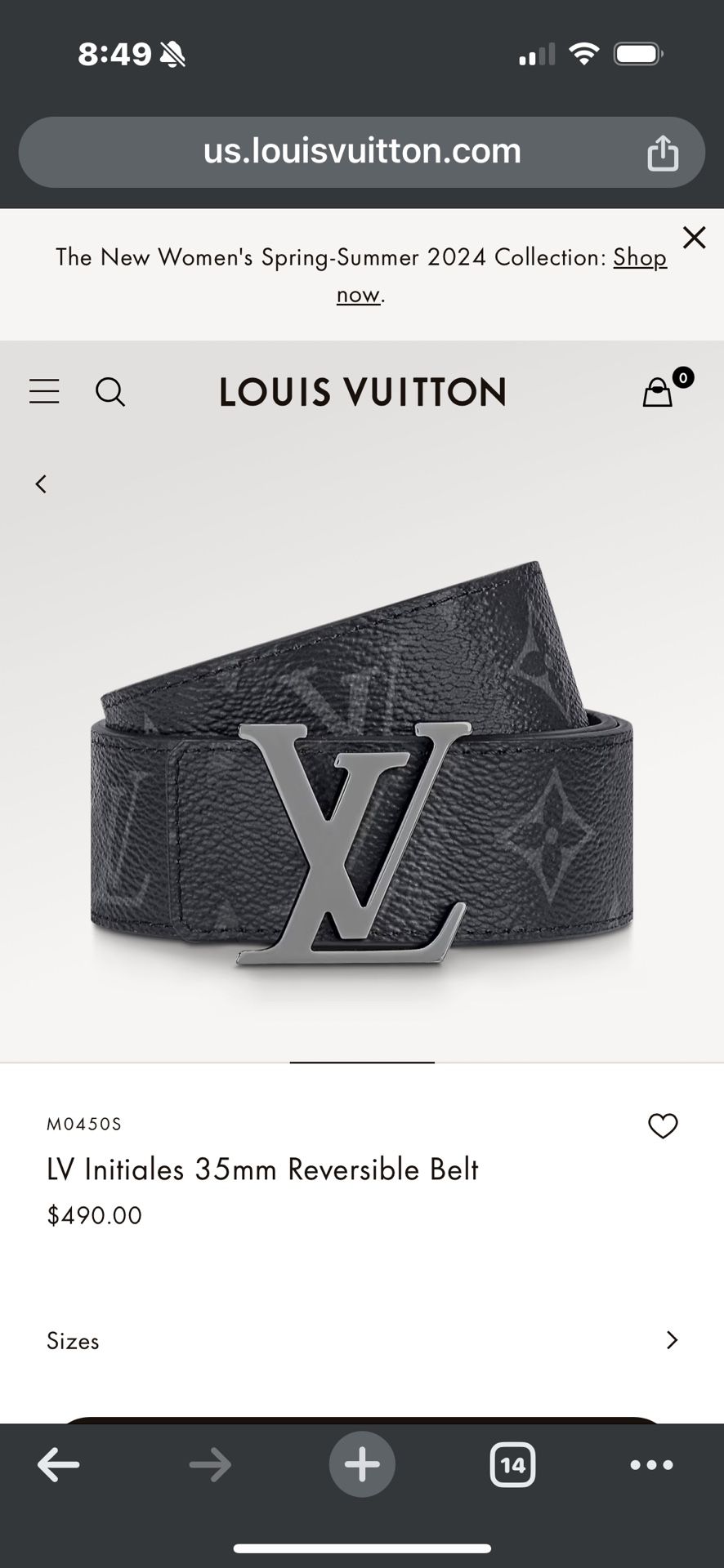 Louis Vuitton Belt 