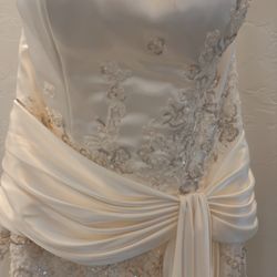 Beautiful Champagne Wedding Dress 