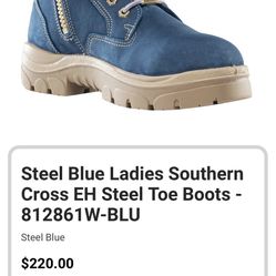 Steel Blue Work Boots 9.5 Women’s