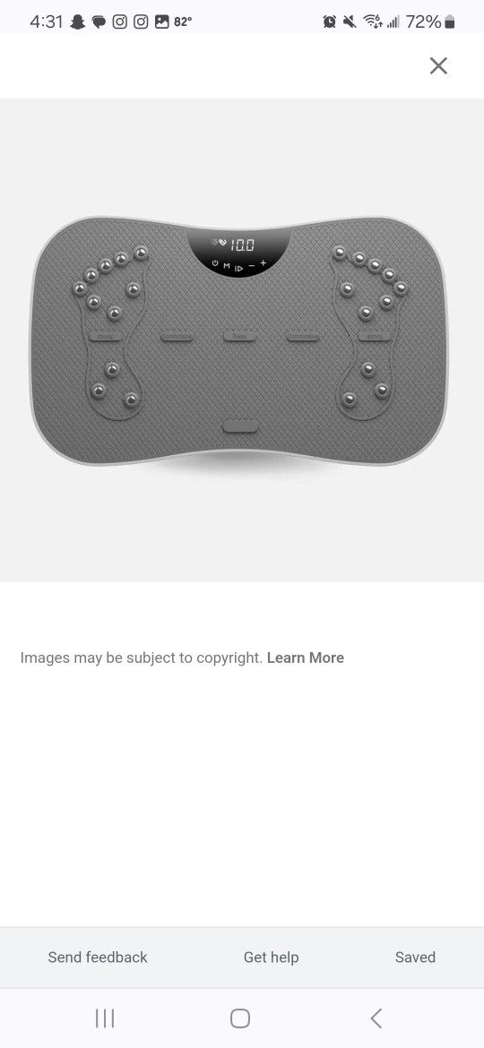 New in box Wave Full Body Circulation Plate — Caring Mill by Aura