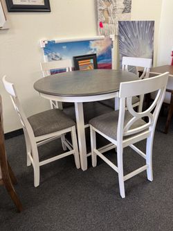 Counter height dining set