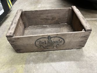Antique 1951 Del Monte Wooden Box