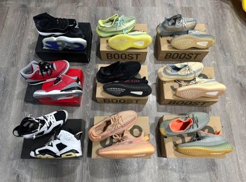 Retro Jordan, Adidas YEEZY Lot Size 10