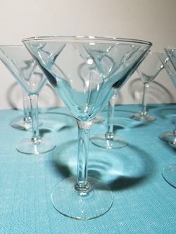 Collection cóctel cristalería Juego de copas de Martini de vidrio de 6/7.1oz/7.1 fl