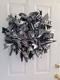 Raiders Decorative Door Wreath