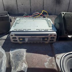 PIONEER AM/FM CD car Stereo With Speakers ,as Is ,60.00