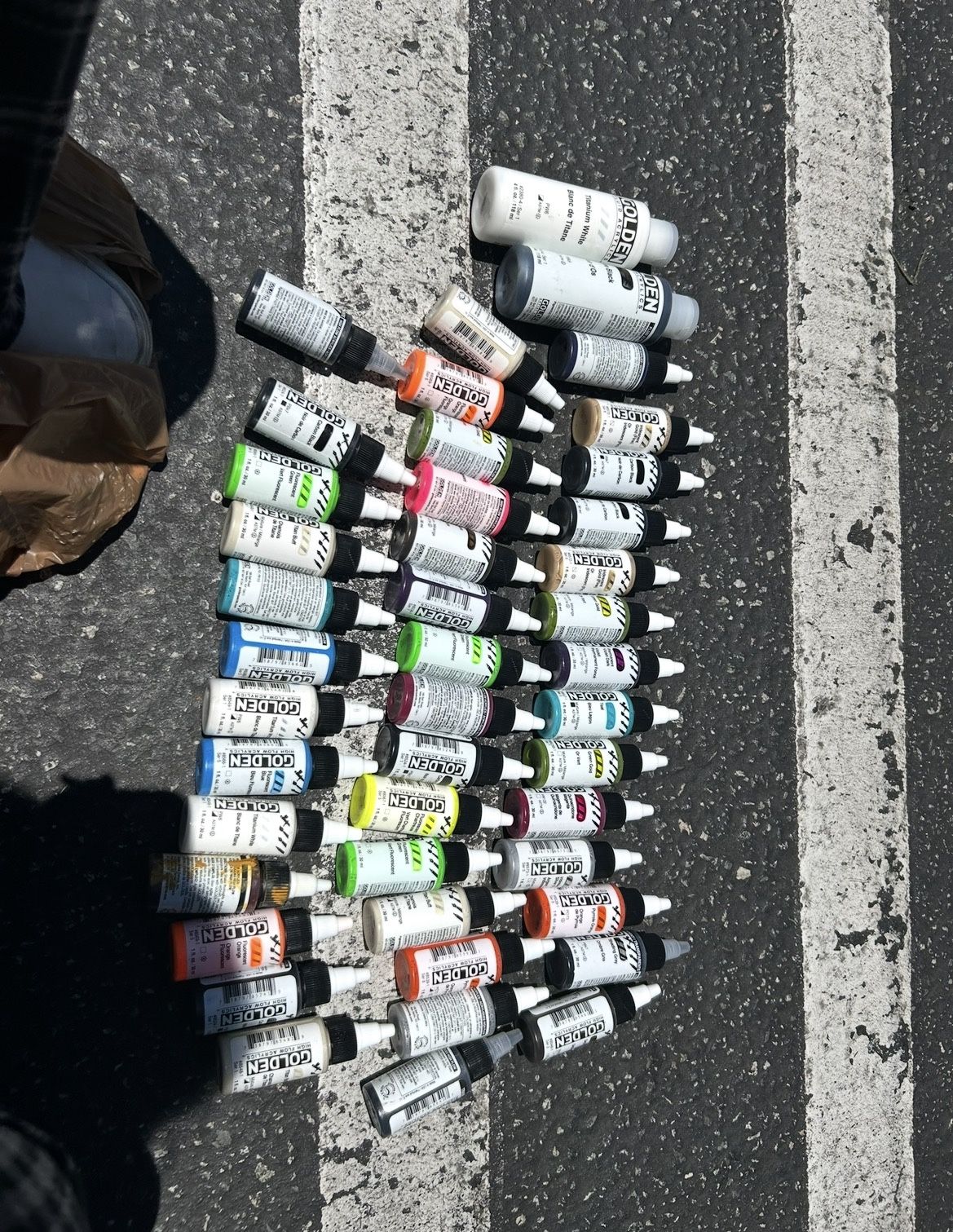 High Flow Golden Acrylic Paint