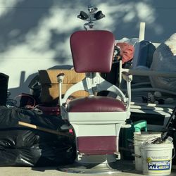 Dental Hygienist Vintage Chair / Barber Vintage Chair 