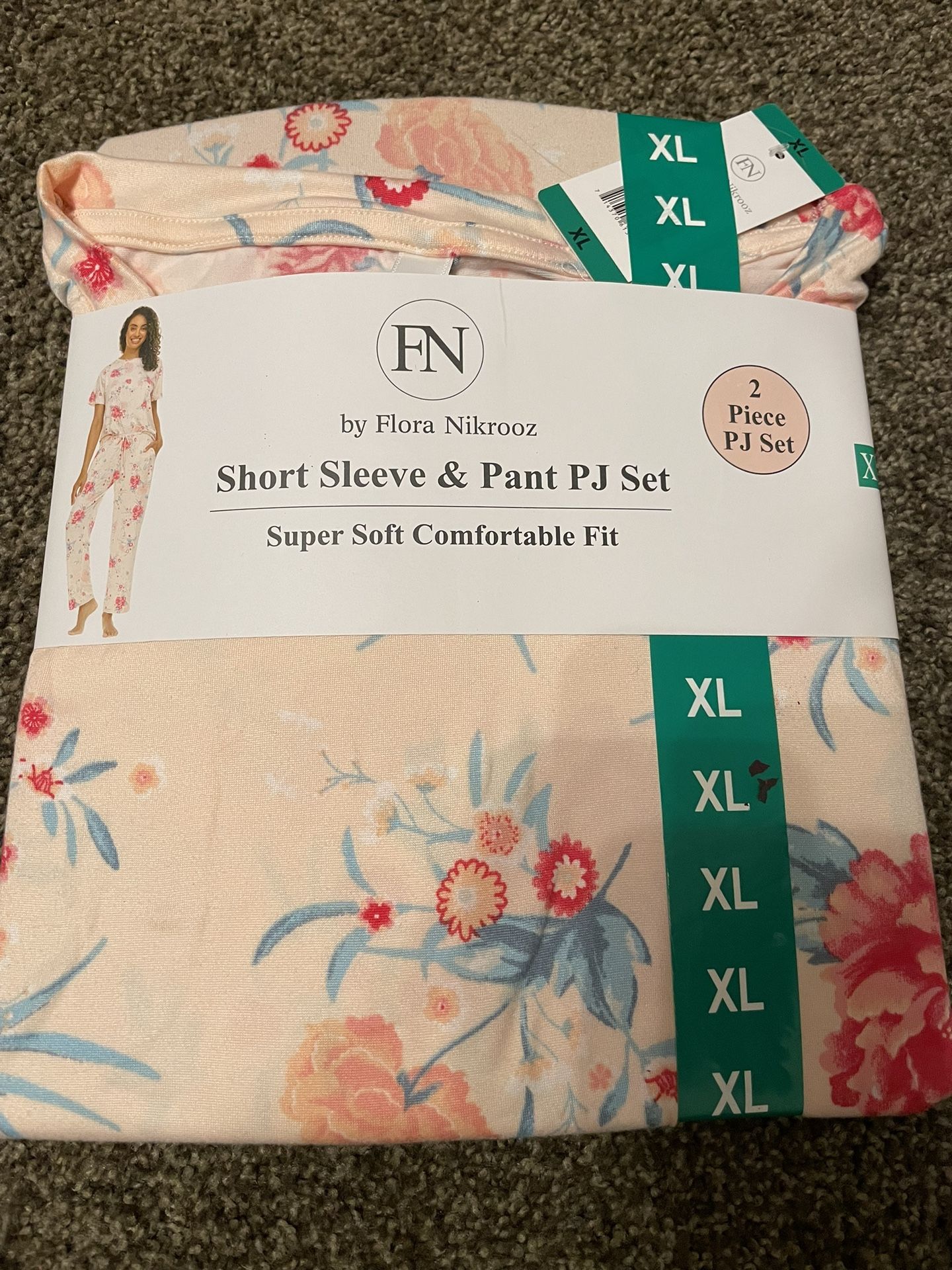 Womens 2pc Pajama Set XL