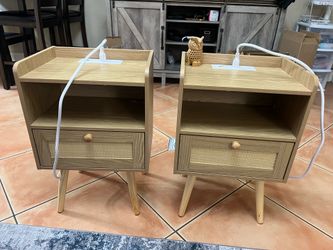 Wooden Night Stands *$120 for both OBO*