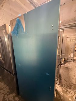 Teal Blue Single-Door Refrigerator