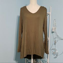 High-Low Ribbed Tunic
