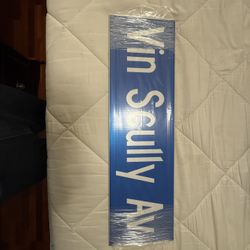 Vin Scully Av authentic street sign aluminum 9 x 30