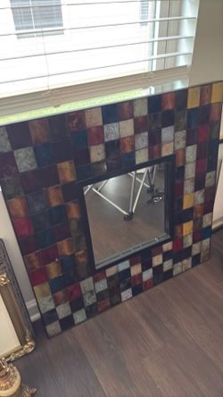 Designer Mosaic Wall Mirror