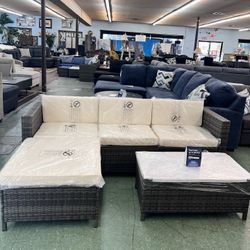 ❤️‍🔥Hot Deal❤️‍🔥Brand New Patio Sectional With Coffee Table $399, Finance Available, Delivery Available 