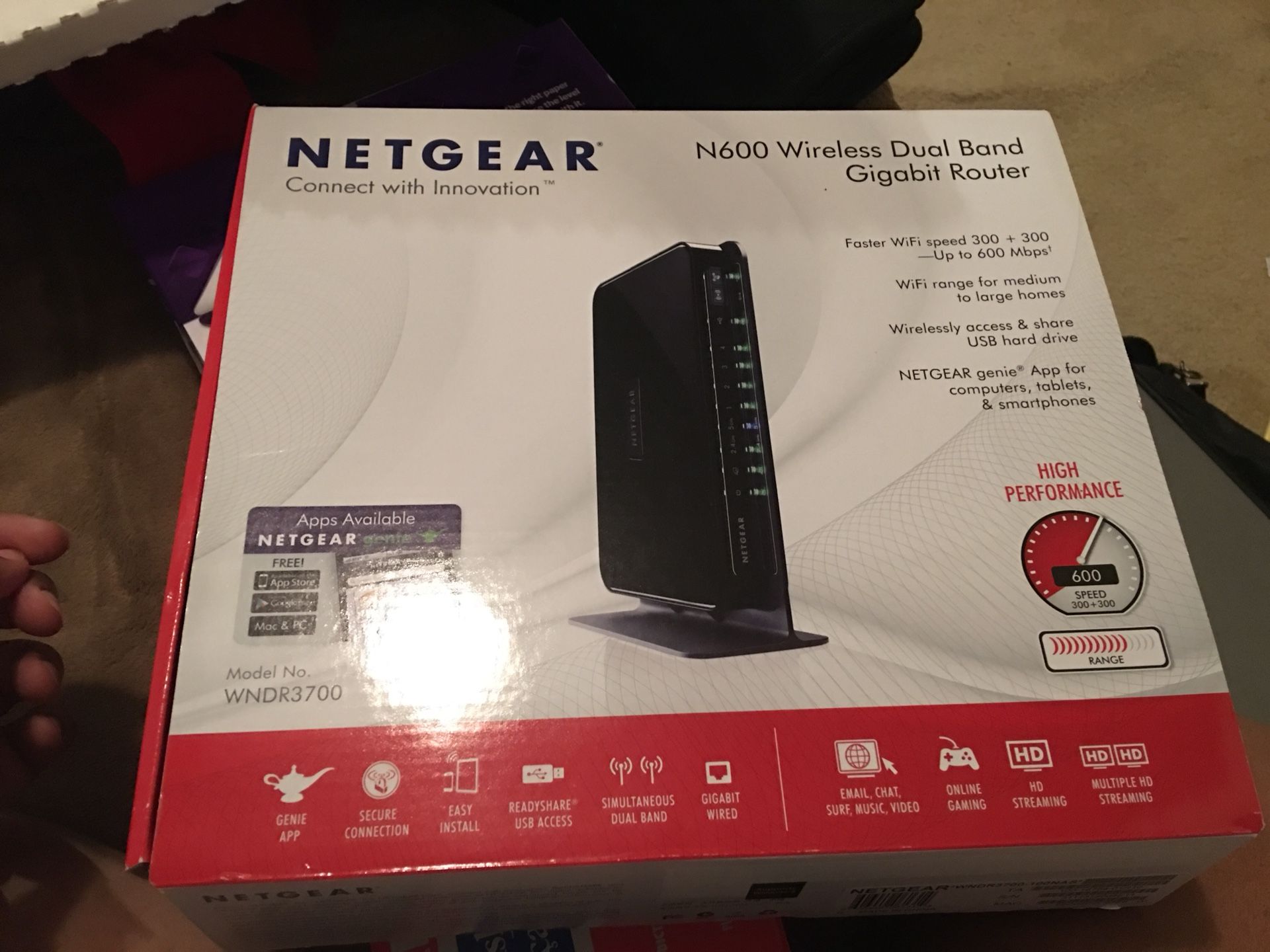 Netgear N600 Dual Band Gigabit Router