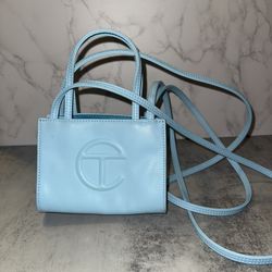 Telfar Small Pool Blue Shopper Bag