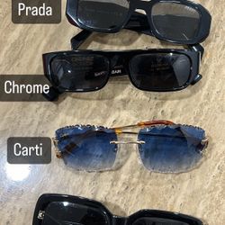 Blue Cartier Glasses 