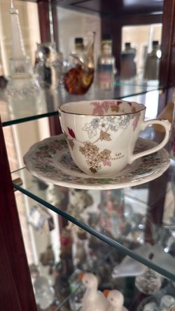 LP France Porcelain Teacup and Saucer