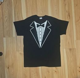 Funny Tuxedo Men's T-Shirt Size M