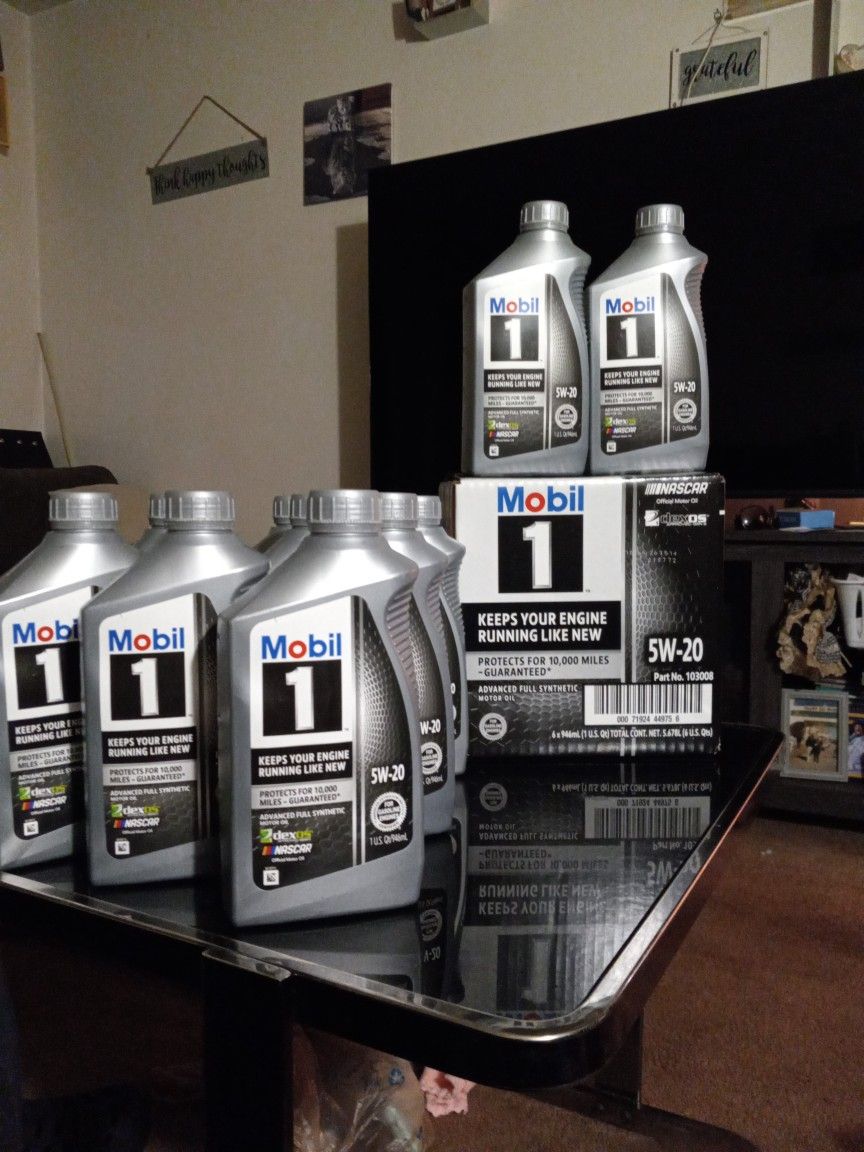 Mobile One 5w 20 Full Synthetic Advanced Motor Oil