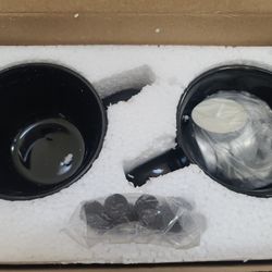 Classic Personal Fondue Mugs, Fondue Forks, 1 Lb Of Chocolate