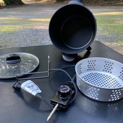 Presto Kitchen Kettle Multi Cooker Steamer / Deep Fryer round9 height7