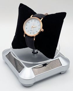 Elegant Black and Gold watch with Classic Design