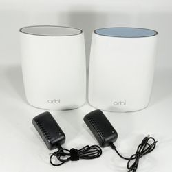 NETGEAR Orbi RBS50v2 AC3000 Satellite WiFi Extender & RBR50v2 Router Mesh