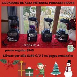 Princess House Licuadora De Alta Potencia Con Super Ahorro En Esp